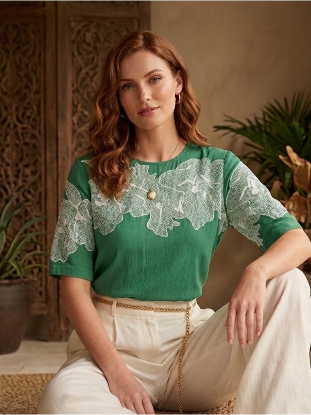 Bel Kazan Anthropologie top